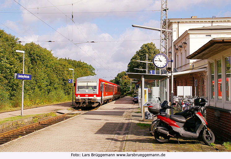 DB Baureihe 628 im Bahnhof Lüneburg