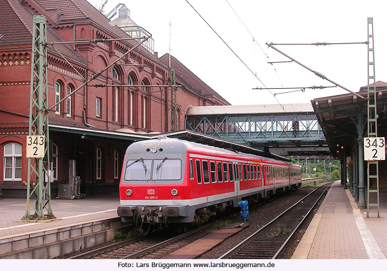 DB Baureihe 614 im Bahnhof Hamburg-Harburg