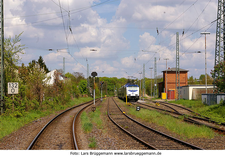 Die Metronom Abstellgleise in Lüneburg Nord - Lokschuppen Bleckeder Kleinbahn
