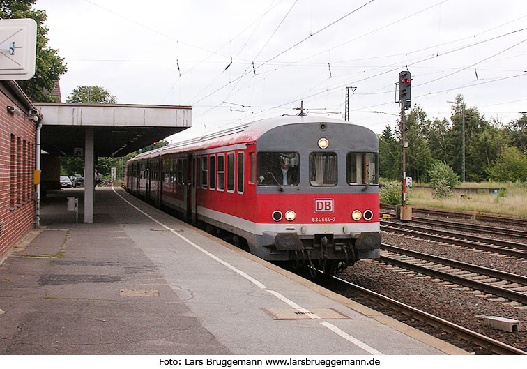 DB Baureihe 634 im Bahnhof Buchholz in der Nordheide
