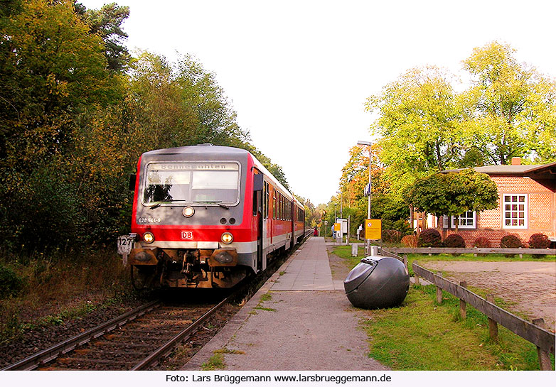 DB Baureihe 628 im Bahnhof Holm-Seppensen