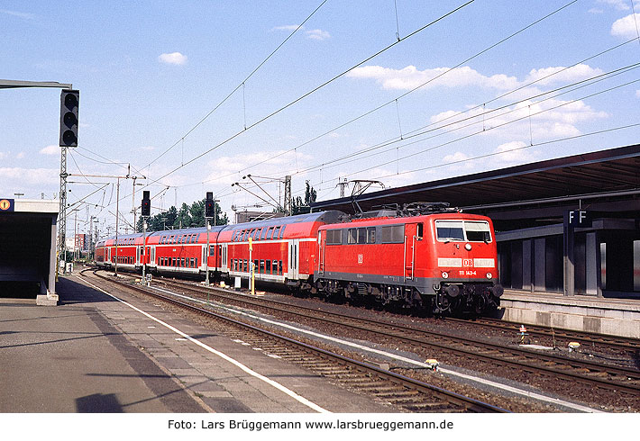 Die DB Baureihe 111 in Braunschweig Hbf