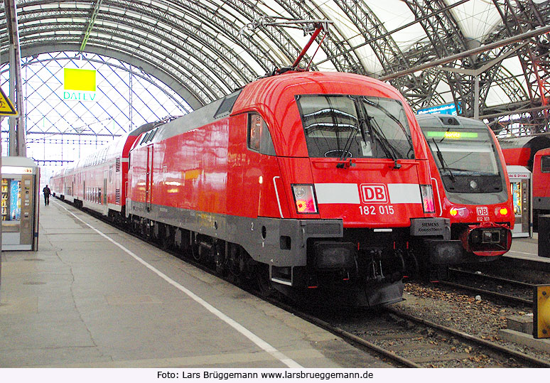 Die DB Baureihe 182 in Dresden Hbf