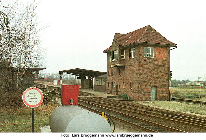 Das Stellwerk vom Bahnhof Dannenberg Ost