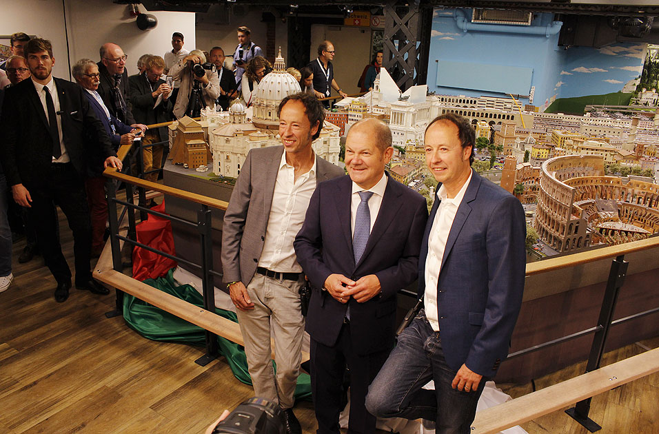 Die Er&ouml;ffnung vom Italien-Abschnitt im Hamburger Miniatur Wunderland