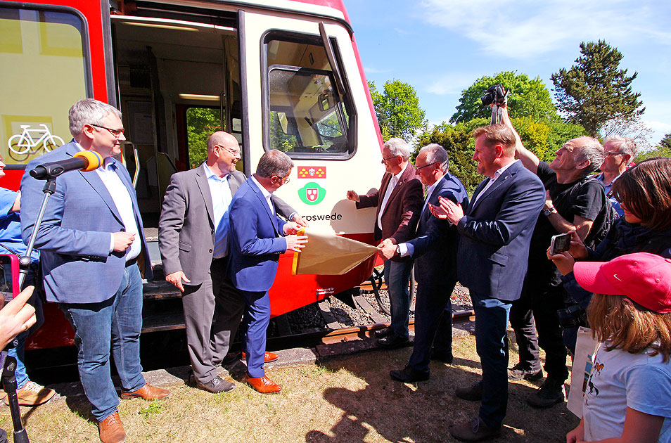 Taufe vom EVB 151 auf den Namen Worpswede