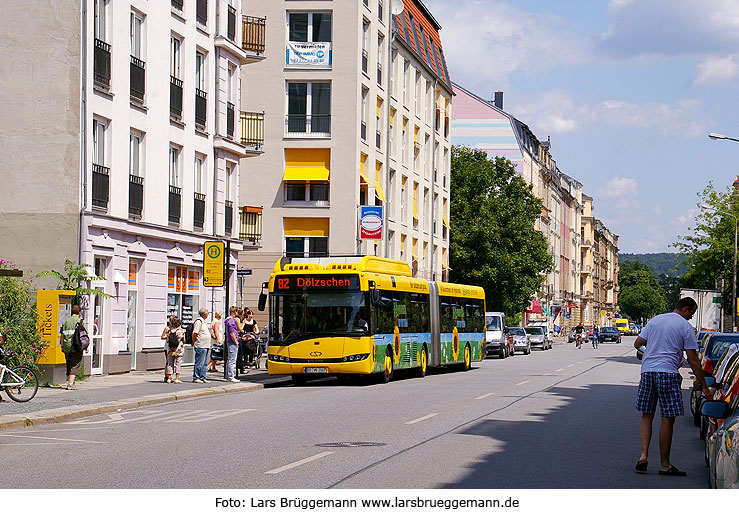 DVB Solaris Bus in der Pfotenhauerstraße in Dresden