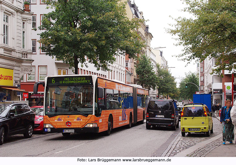 Hamburg Buslinie 6- Metrobus Haltestelle Gurlittstraße