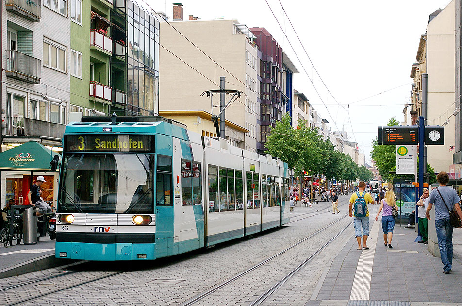 Die Straßenbahn in Mannheim