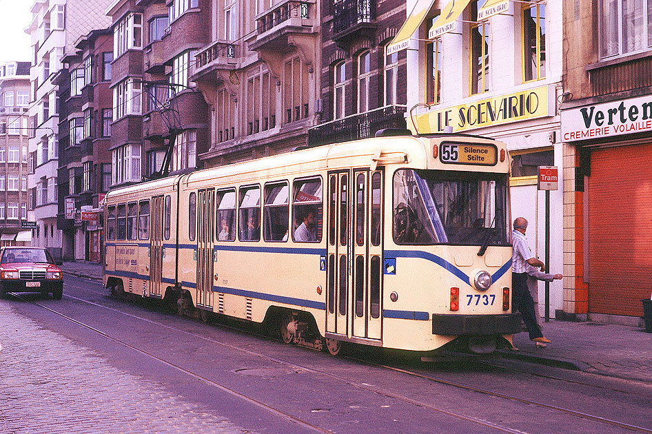 Die Straßenbahn in Brüssel