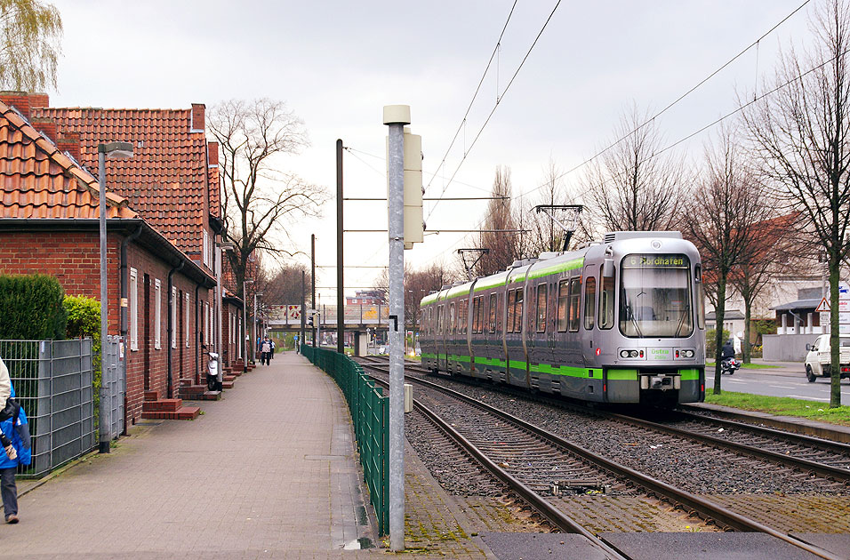 Die Stadtbahn in Hannover von der &Uuml;stra