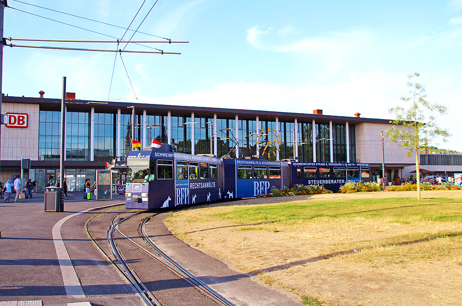Die Stra&szlig;enbahn in W&uuml;rzburg