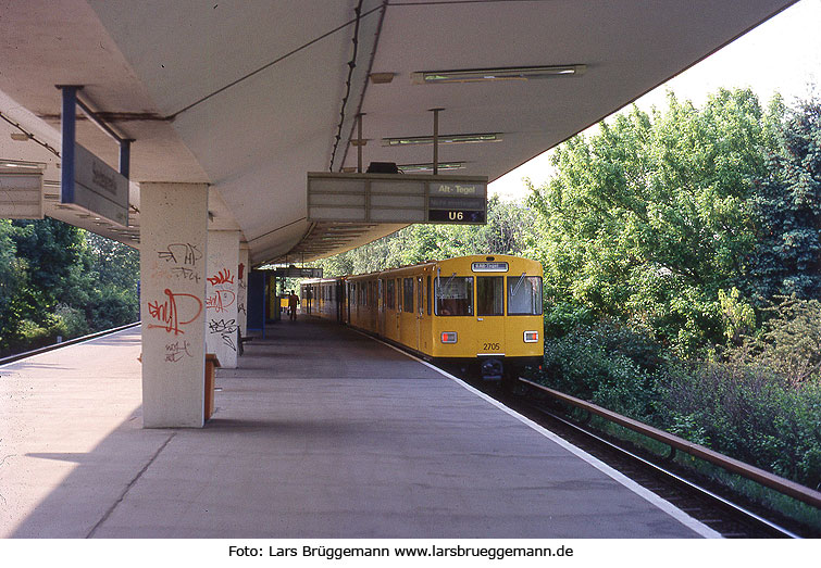Die U-Bahn-Haltestelle Seidelstraße heute Otisstraße in Westberlin