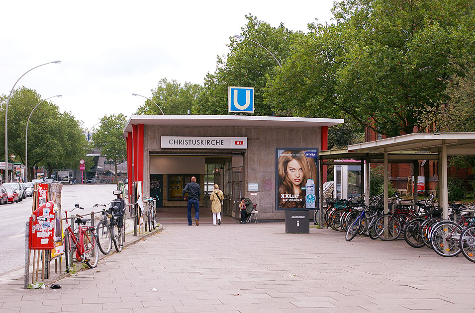 U-Bahn Bahnhof Hamburg Christuskirche der Hochbahn