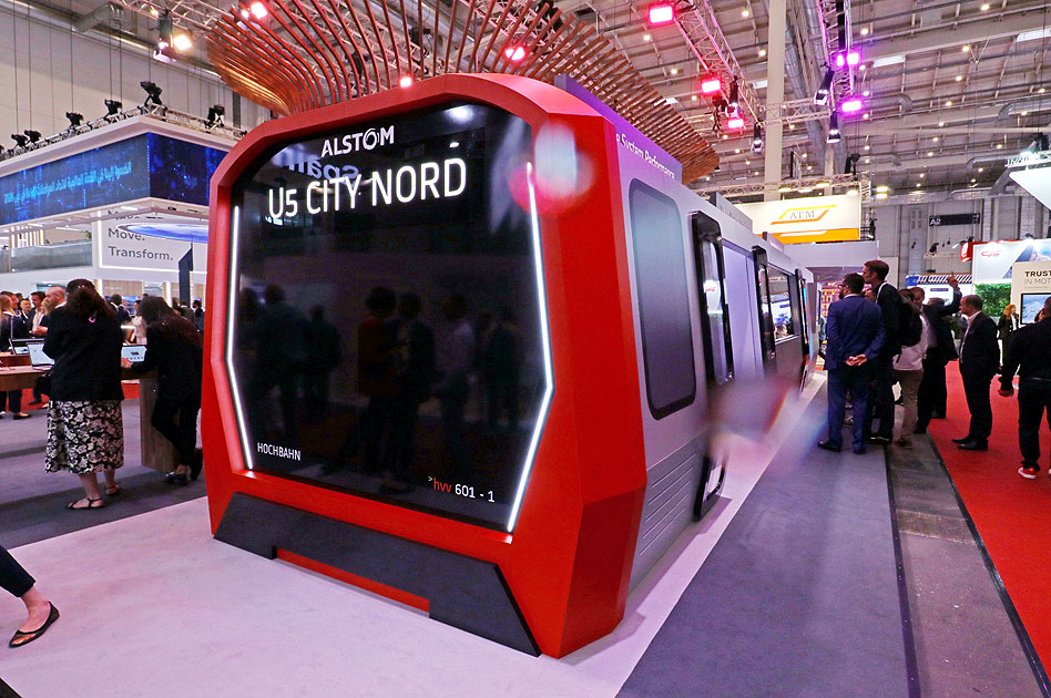 Ein Mockup vom DT6 der Hamburger Hochbahn f&uuml;r die U5
