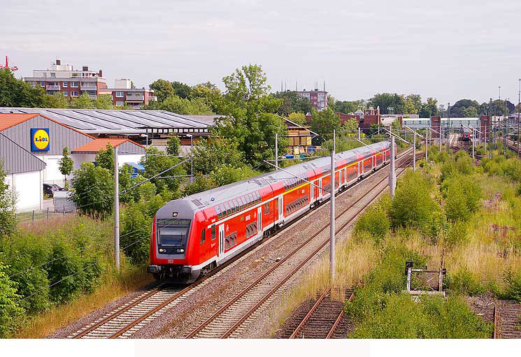 Bahnhof Ahrensburg - - fährt hier in Zukunft die S-Bahn hin?