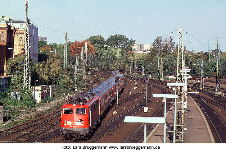 DB Baureihe 110 in Hamburg Hbf