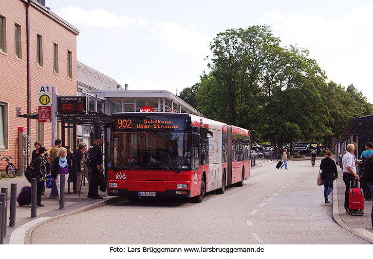 KVG Stadtbus in Kiel am Hauptbahnhof