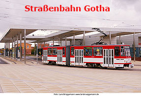 Die Straßenbahn in Gotha