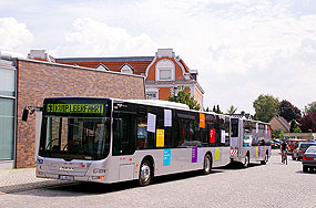 Der Anhängerbus von MAN der PVG in Barmstedt