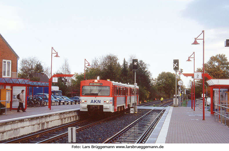 Bahnhof Sparrieshoop mit dem Kuddl Barmstedt