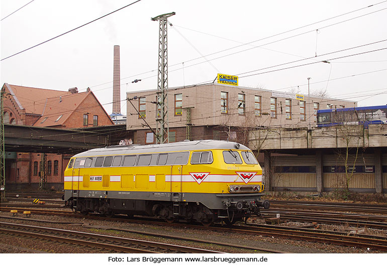 Die Baureihe 216 der früheren Deutschen Bundesbahn - nun von Wiebe