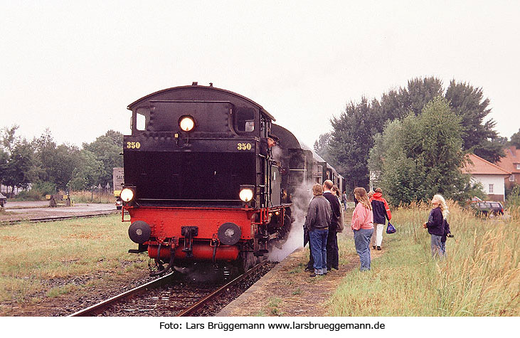 Die Dampflok Karoline der Bergedorf-Geesthachter Eisenbahn