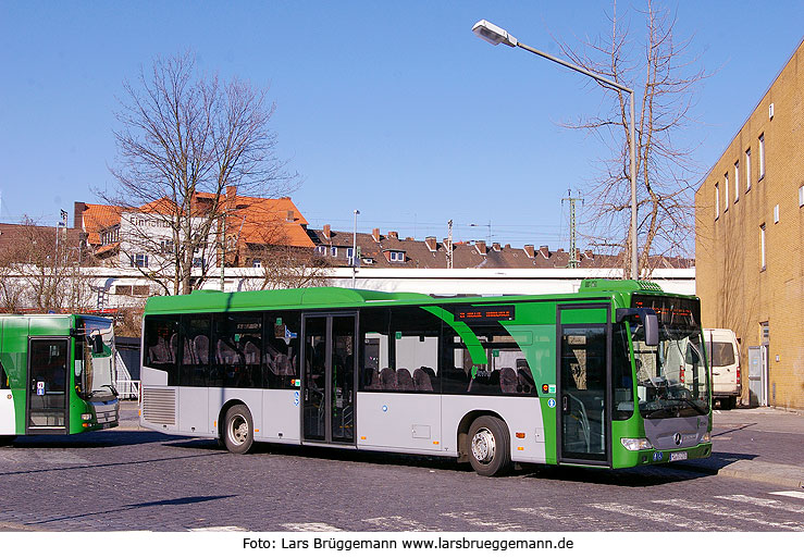 Ein RVHi Bus am Hildesheimer ZOB
