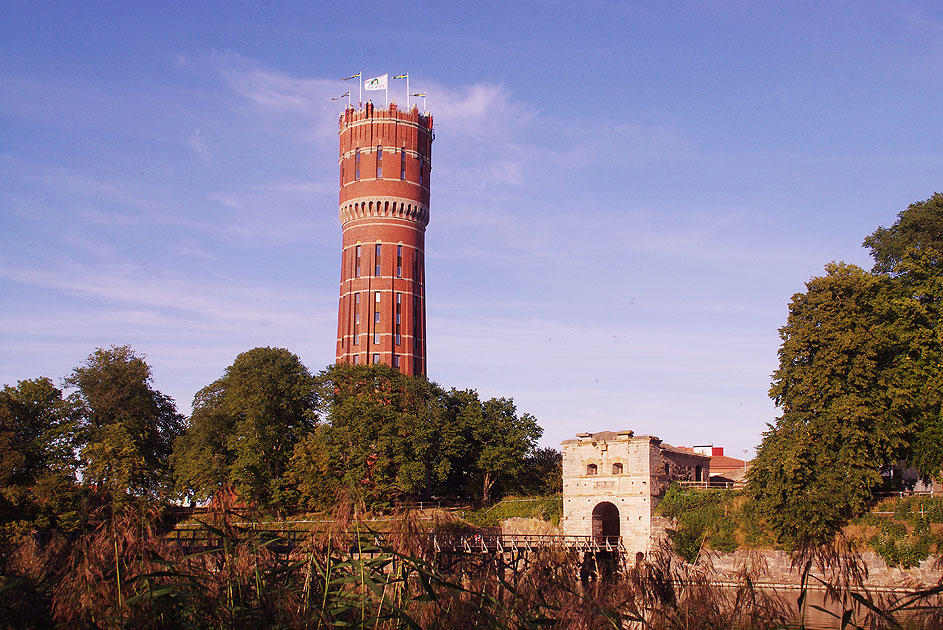 Der Wasserturm der Stadt Kalmar in Schweden