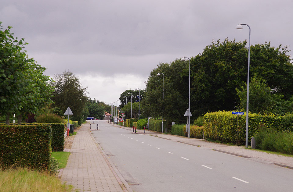 Der Kogsvej in Rejsby in Dänemark