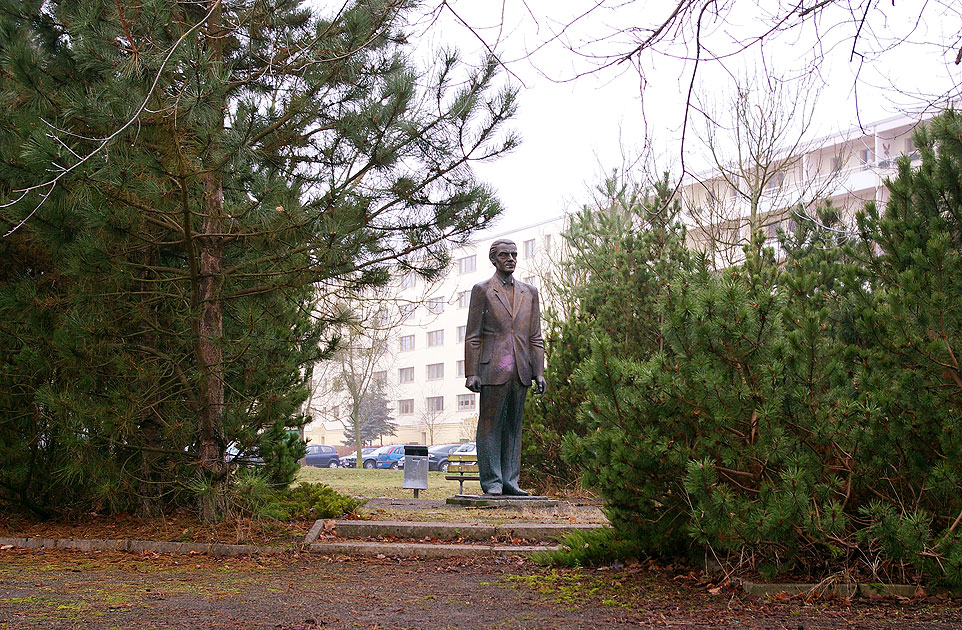 Das Max Reimann Denkmal in Eberswalde