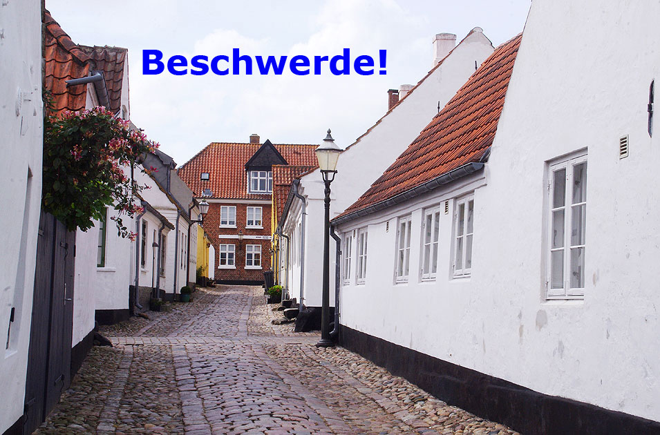 Eine Stra&szlig;e in Ribe