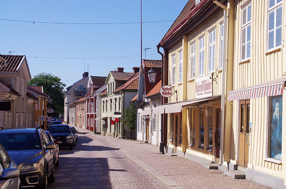 Die Straße Storgatan in Vimmerby