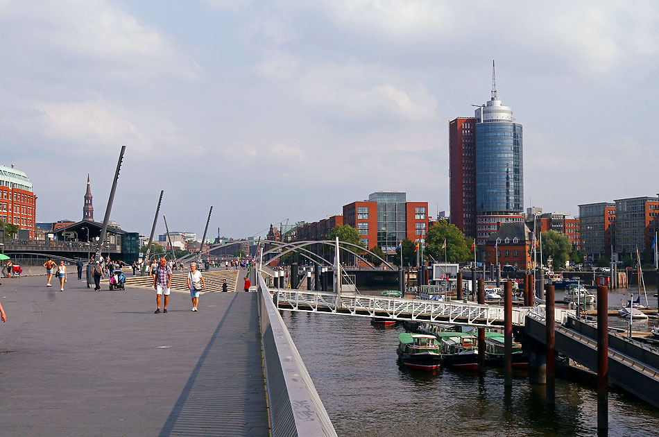Die Jan-Fedder-Promenade in Hamburg