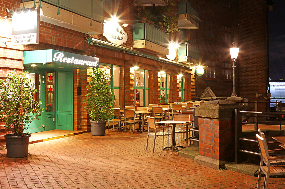 Die Alt Helgol&auml;nder Fischerstube am Fischmarkt in Hamburg