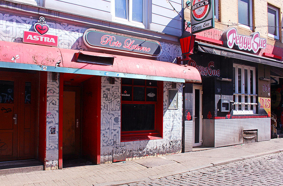 Die Rote Laterne und Peggy Sue in Hamburg auf St. Pauli