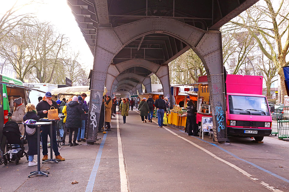 Der Isemarkt in Hamburg