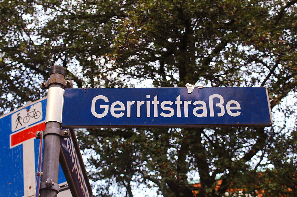Die Gerritstra&szlig;e in Hamburg-Altona-Altstadt